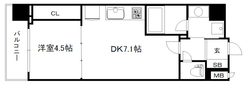 べラジオ京都七条ウエスト 間取り