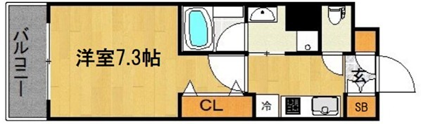 ベラジオ堀川今出川Ⅱ 間取り