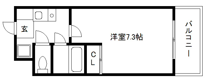 サンシティ四条西洞院 間取り