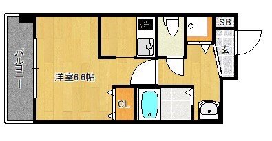 アスヴェル京都御所前Ⅱ 間取り