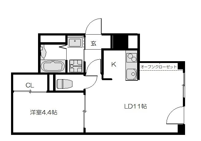 ヴァン四条大宮 間取り