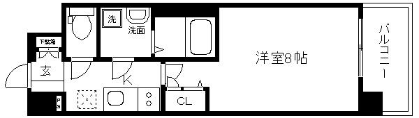 アスヴェル京都四条 間取り
