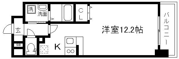 エスリード西小路御池 間取り