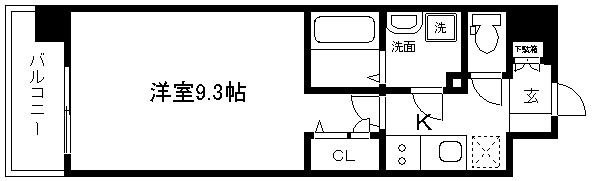 アスヴェル京都四条 間取り