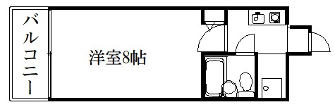 パラドール西院PART-Ⅰ 間取り