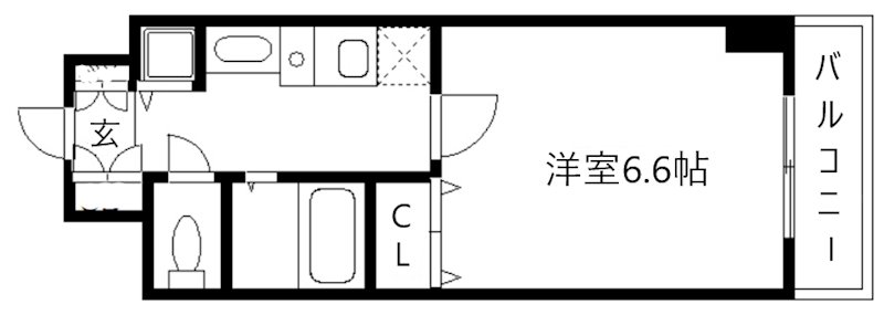 ライジングコート京都西院フロンティアⅡ 間取り
