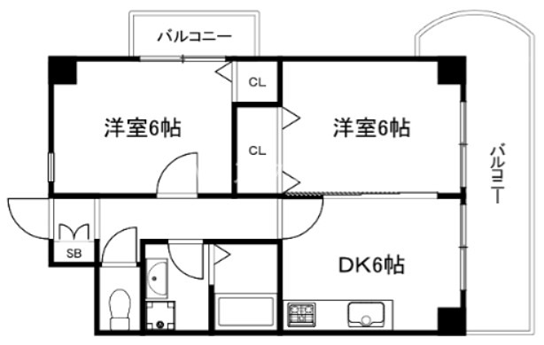 第43長栄大晋メゾネ西院ノ森 間取り