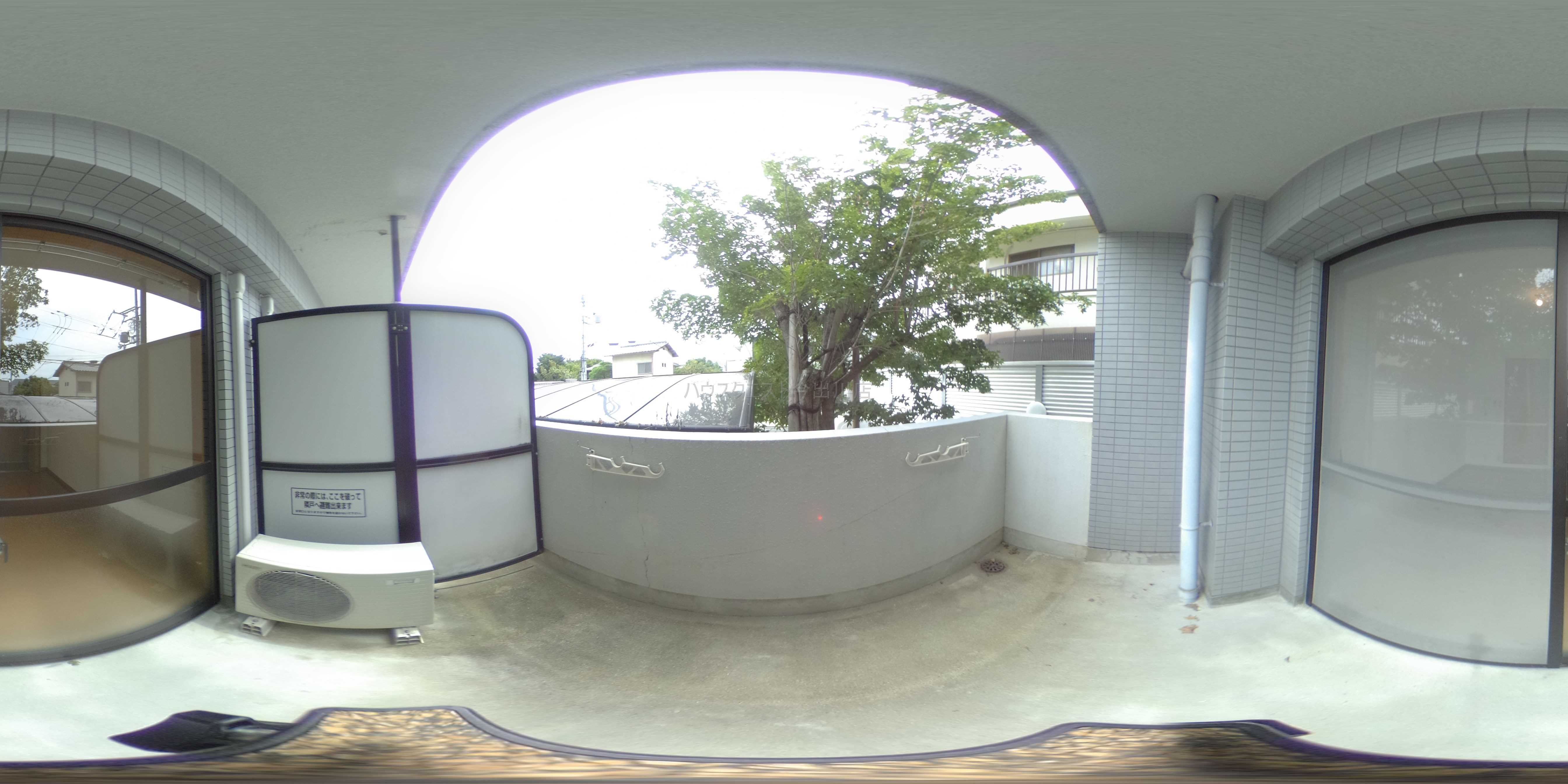 メイプル等持院 ベランダ