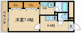 烏丸アネックスⅡ 間取り