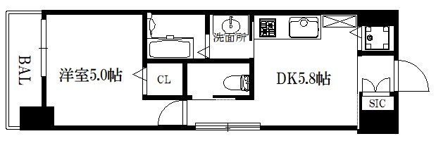 アクアプレイス京都西院 間取り