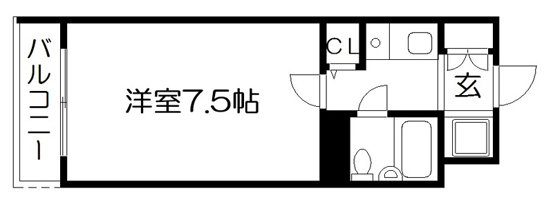デトムワン烏丸一条Ⅱ 間取り
