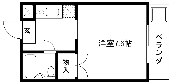 スチューデントハイツネム 間取り
