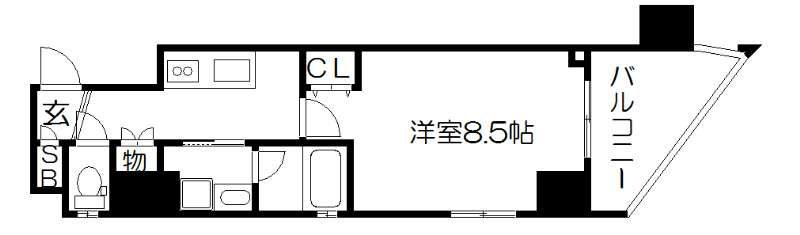 ベラジオ三条朱雀 間取り