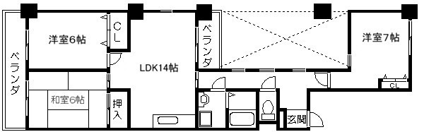 せんぼん有彩館 間取り