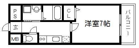 クリザンテーム山本Ⅱ 間取り