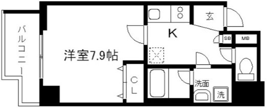アスヴェル京都西京極 間取り