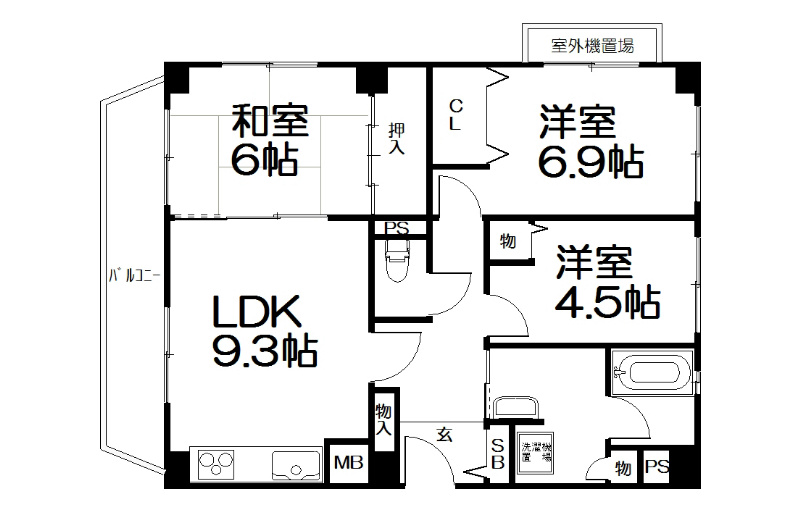 メゾン洛北 間取り