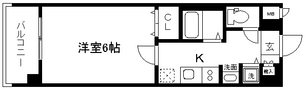 アスヴェル京都御所前Ⅱ 間取り