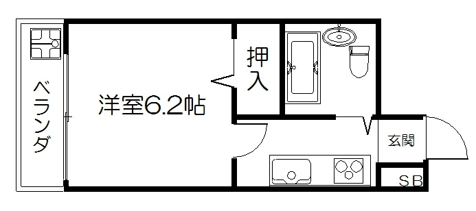 第25長栄壬生H・Tマンション 間取り