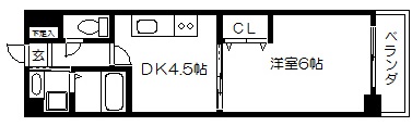 クローナコート烏丸御池 間取り