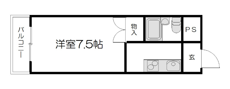 メゾンドフォーレスト 間取り