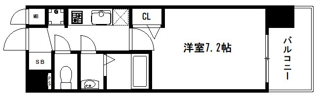プレサンスTHE　KYOTO華苑 間取り