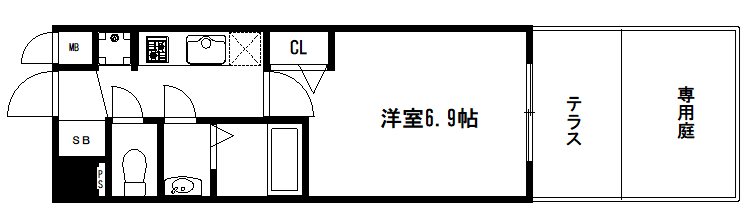 プレサンスTHE　KYOTO華苑 間取り