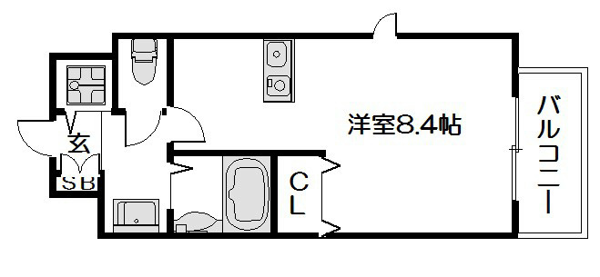 プレサンス京都烏丸ＮＥＸＴ 間取り