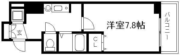 スワンズ京都西陣 間取り