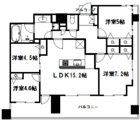 プレサンス京都四条河原町ネクステージ 間取り