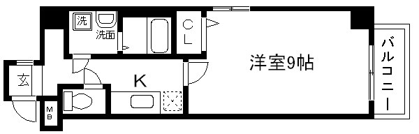 ビレイユ眞英烏丸五条 間取り