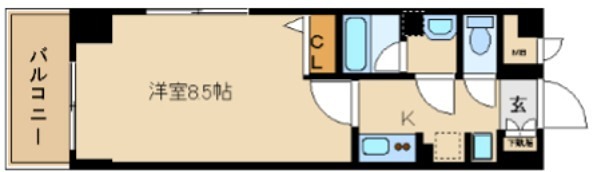 アスヴェル京都二条駅前Ⅱ 間取り
