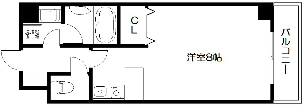 エイブル創久五条大宮 間取り