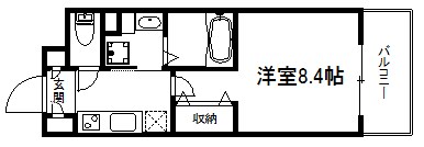 べラジオ西陣聚楽Ⅱ 間取り