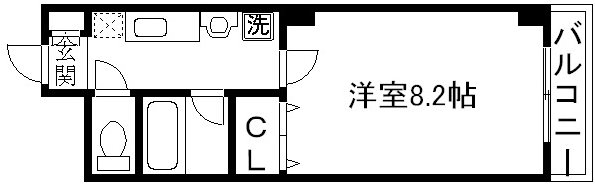 京都パレスサイド一条 間取り
