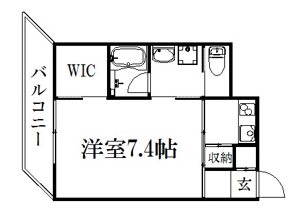 MONO COMODO御前B棟(モノ コモド) 間取り