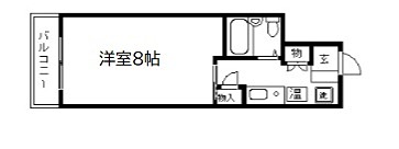 CASADE大橋(カーサデ大橋) 間取り