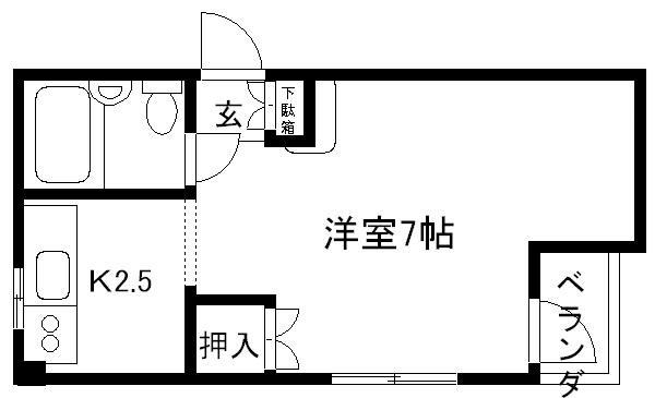 サンフラワー御幸町 間取り