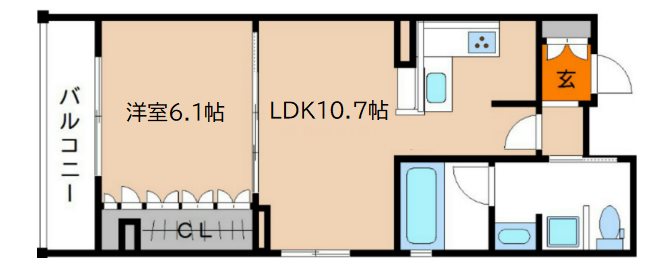 リーガル京都河原町四条南 間取り