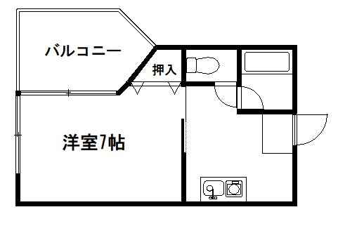 ラフィーネ四条堀川 間取り