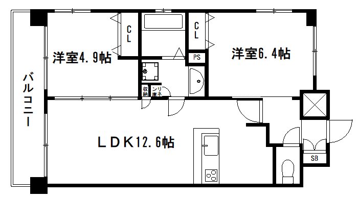 クリスタルグランツ京都西大路 間取り