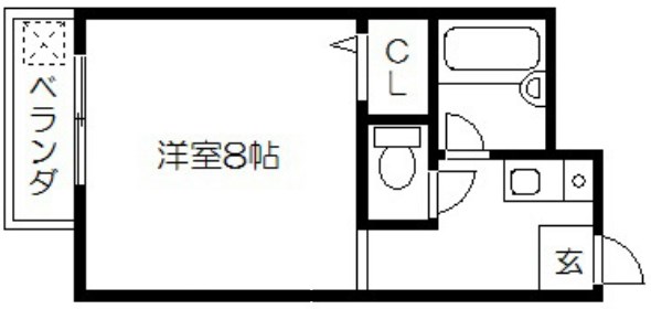 アパルトマン御所西 間取り