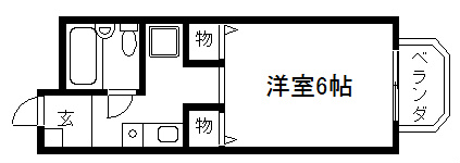 アイリス衣笠 間取り