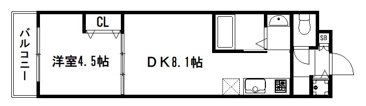 アドバンス京都北大路レフィナード 間取り
