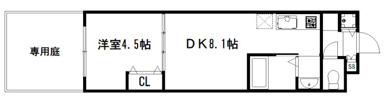 アドバンス京都北大路レフィナード 間取り