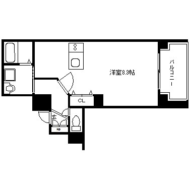 プレサンス京都五条大橋レジェンド 間取り