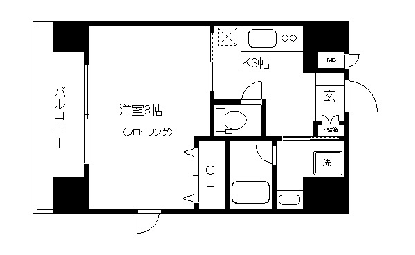 アスヴェル京都四条烏丸 間取り