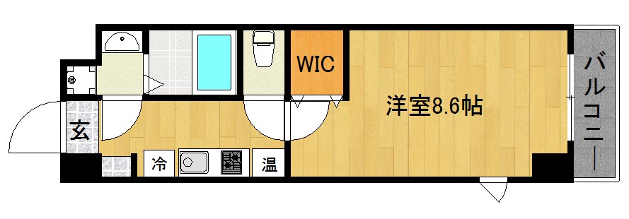 北野エスポワコリン 間取り
