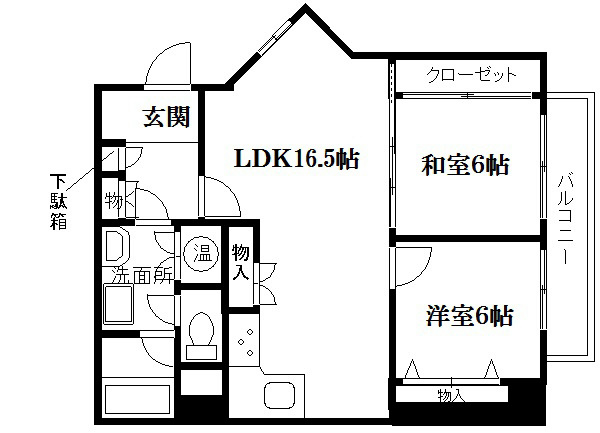 富小路アーバンライフ 間取り