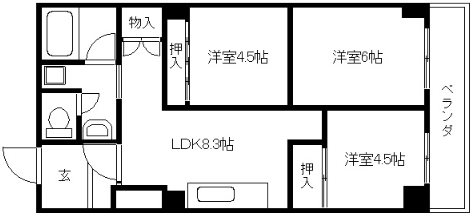 ファーストコート今出川北 間取り